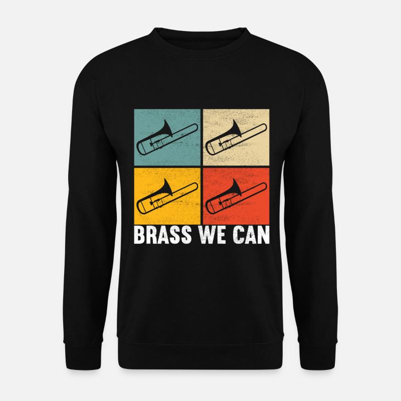Posaune Trombone - Unisex Sweatshirt - black