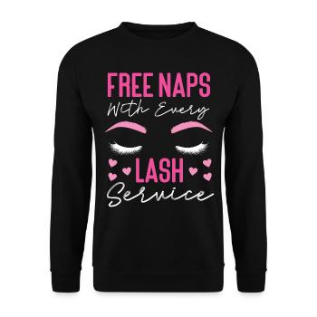 Esthéticienne Esthéticienne Soins de la Peau - Sweat-shirt Unisexe - noir - Devant - Alina (178cm) & Michal (187cm)