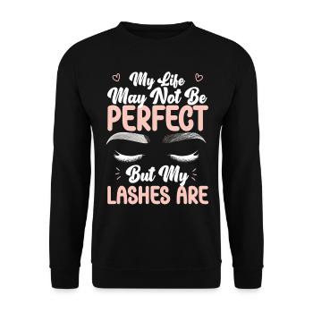 Esthetician Skincare Beautician - Unisex Pullover - Schwarz - Vorne - Alina (178cm) & Michal (187cm)