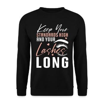 Esthéticienne Esthéticienne Soins de la Peau - Sweat-shirt Unisexe - noir - Devant - Alina (178cm) & Michal (187cm)
