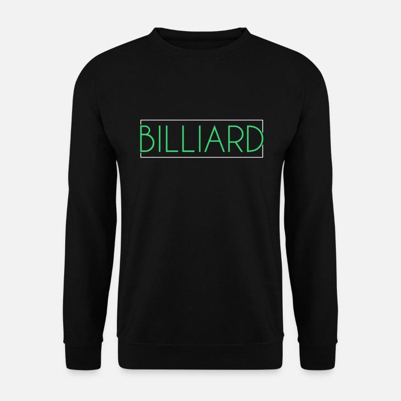 Lettrage de billard - Sweat-shirt Unisexe - noir
