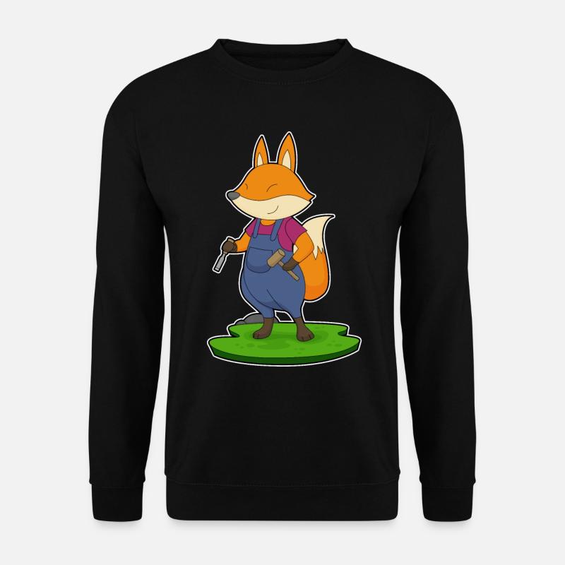 Ciseau marteau Fox Craftsman - Sweat-shirt Unisexe - noir