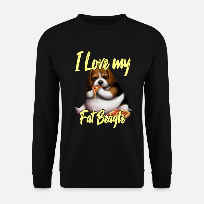 J’aime mon gros beagle - Sweat-shirt Unisexe - noir