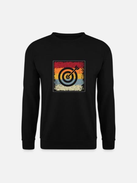 Dart Retro - Unisex Sweatshirt - black
