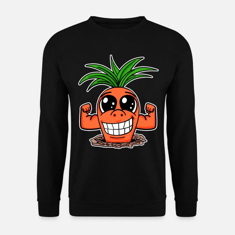 strong carrot - Unisex Sweatshirt - black