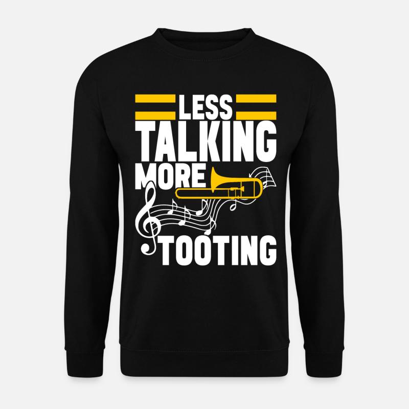 Posaune Trombone - Unisex Sweatshirt - black