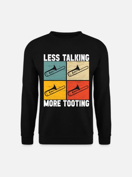 Posaune Trombone - Unisex Sweatshirt - black