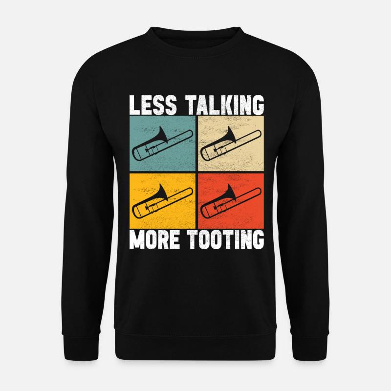Posaune Trombone - Unisex Sweatshirt - black