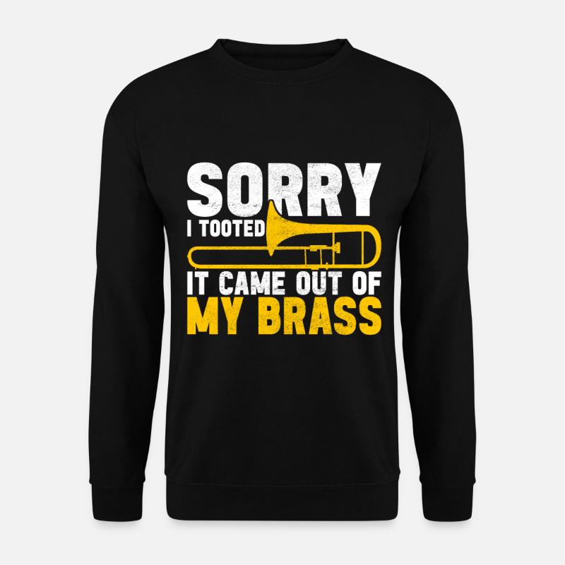 Posaune Trombone - Unisex Sweatshirt - black