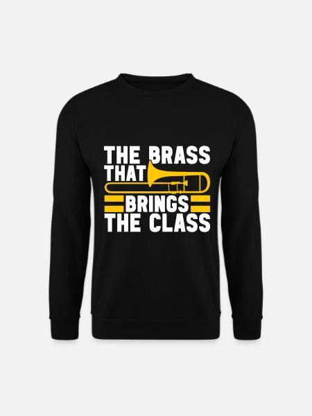 Posaune Trombone - Unisex Sweatshirt - black