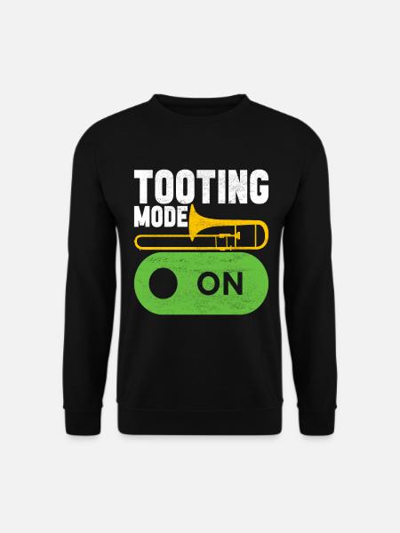 Posaune Trombone - Sweat-shirt Unisexe - noir