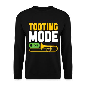 Posaune Trombone - Sweat-shirt Unisexe - noir - Devant - Alina (178cm) & Michal (187cm)