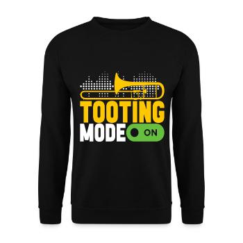 Posaune Trombone - Sweat-shirt Unisexe - noir - Devant - Alina (178cm) & Michal (187cm)