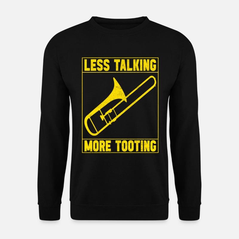 Posaune Trombone - Unisex Sweatshirt - black