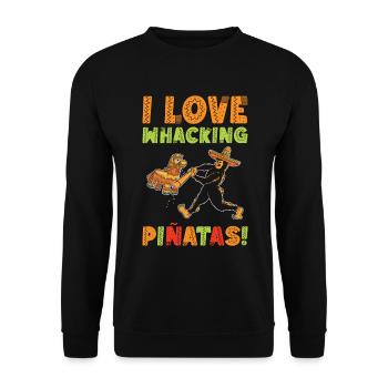 Cinco de Mayo Cryptozoology Bigfoot Fiesta Cryptid - Unisex Sweatshirt - black - Front - Alina (178cm) & Michal (187cm)