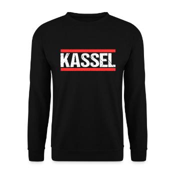 Kasselerin Kasseler Kassel - Unisex Pullover - Schwarz - Vorne - Alina (178cm) & Michal (187cm)