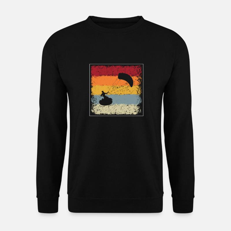 Kite Surfing Retro - Unisex Sweatshirt - black