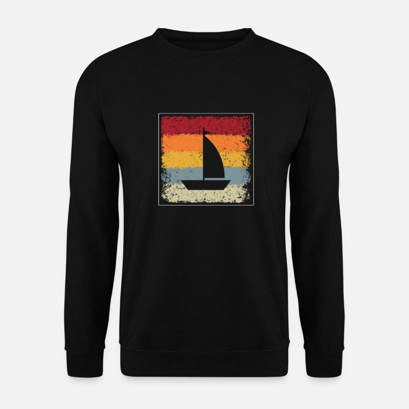 Sailing Retro - Unisex Sweatshirt - black