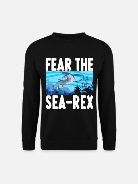 Mosasaurus Dinosaur - Unisex Sweatshirt - black