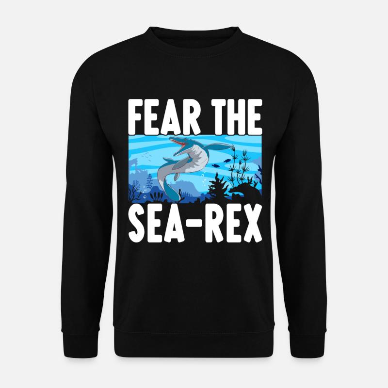 Dinosaure mosasaure - Sweat-shirt Unisexe - noir