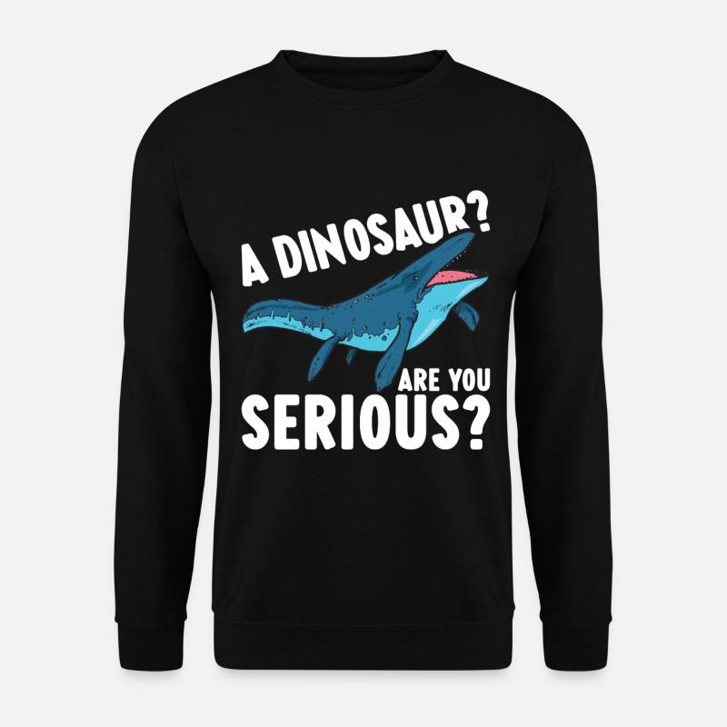 Dinosaure mosasaure - Sweat-shirt Unisexe - noir