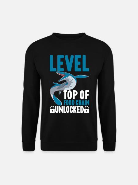 Mosasaurus Dinosaur - Unisex Sweatshirt - black