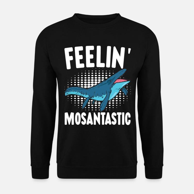 Mosasaurus Dinosaur - Unisex Sweatshirt - black