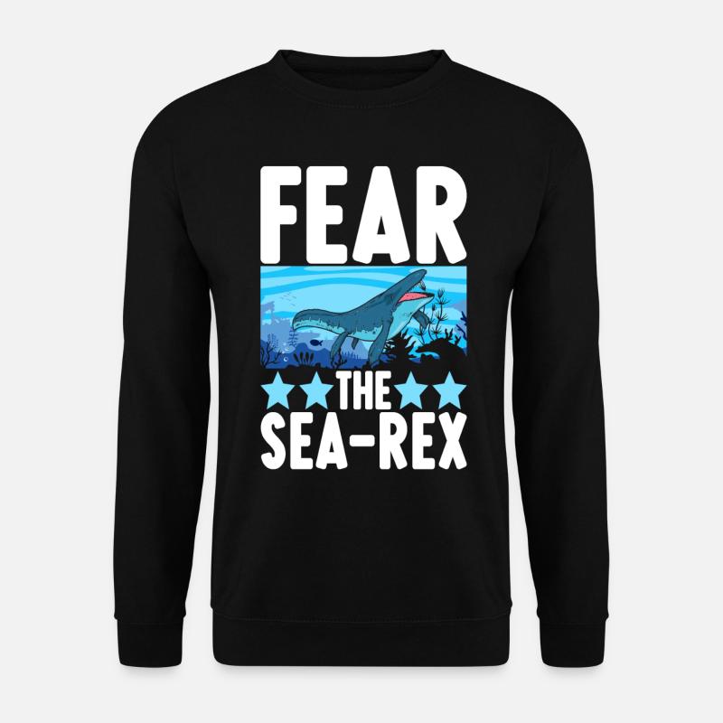 Dinosaure mosasaure - Sweat-shirt Unisexe - noir