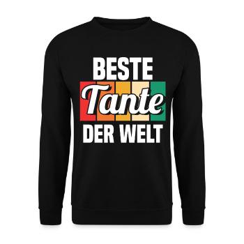 Marraine Meilleure tante - Sweat-shirt Unisexe - noir - Devant - Alina (178cm) & Michal (187cm)