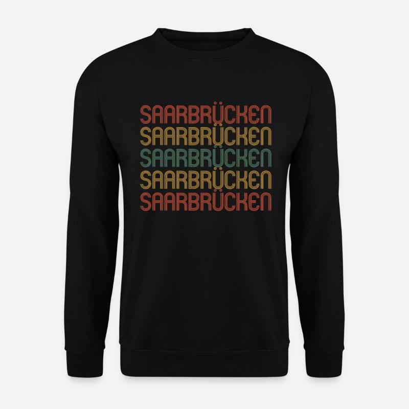 Saarbrückenerin Saarbrückener Saarbrücken - Unisex Pullover - Schwarz