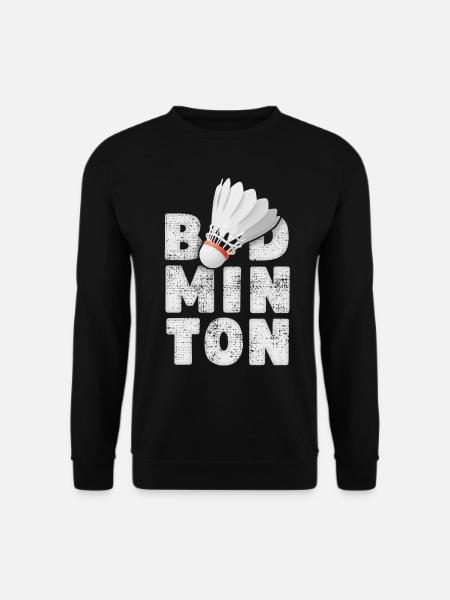 Federball, Federballspiel, Badminton Game, Spruch - Unisex Pullover - Schwarz