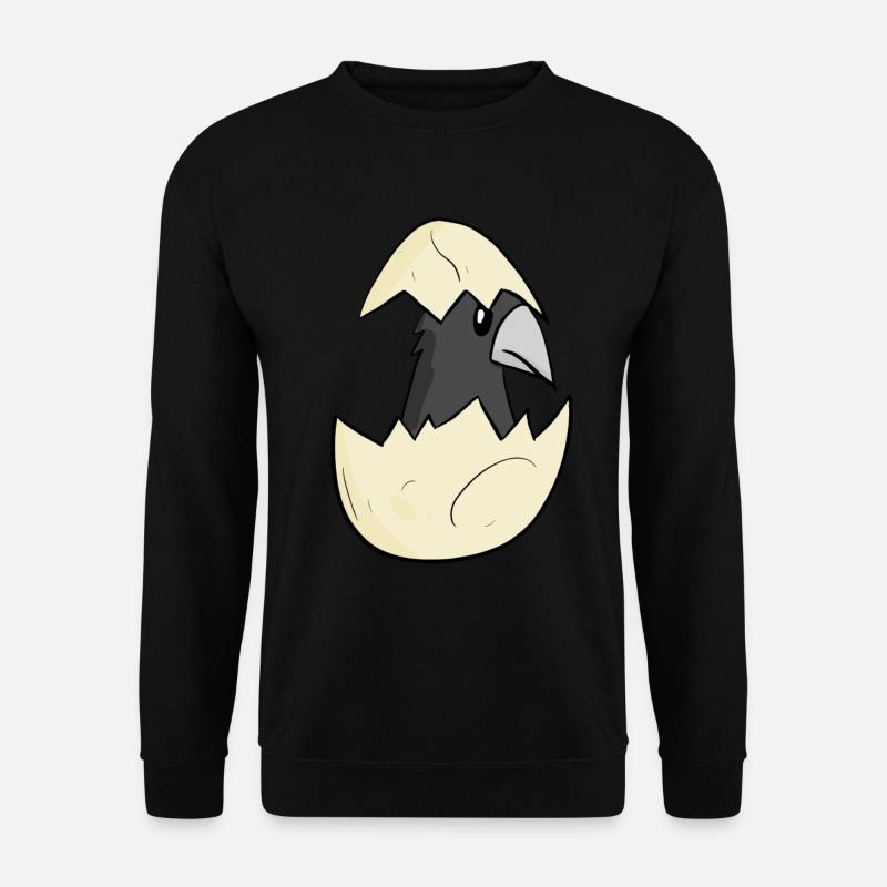 Krähe Baby - Unisex Pullover - Schwarz