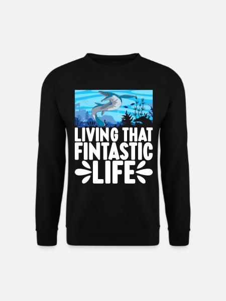 Mosasaurus Dinosaur - Unisex Sweatshirt - black
