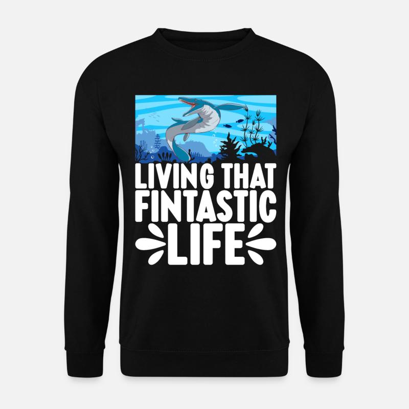 Mosasaurus Dinosaur - Unisex Sweatshirt - black