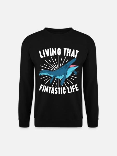 Mosasaurus Dinosaur - Unisex Sweatshirt - black