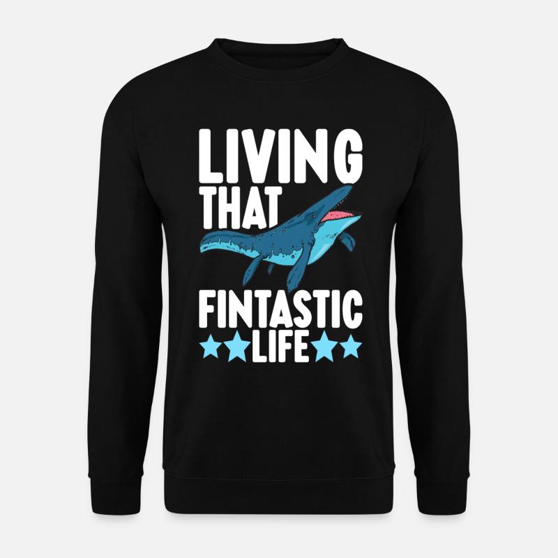 Mosasaurus Dinosaur - Unisex Sweatshirt - black