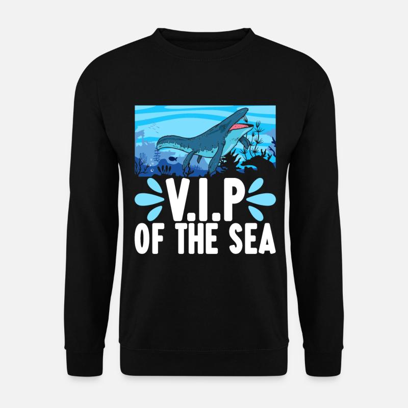 Mosasaurus Dinosaurier - Unisex Pullover - Schwarz