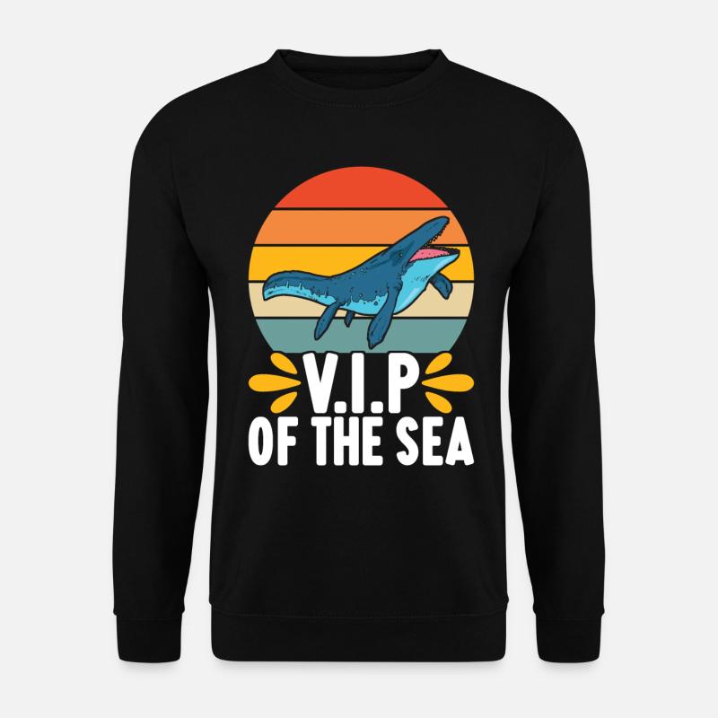 Mosasaurus Dinosaurier - Unisex Pullover - Schwarz