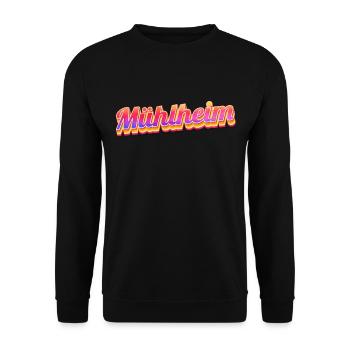 Mühlheimerin Mühlheimer Mühlheim - Unisex Sweatshirt - black - Front - Alina (178cm) & Michal (187cm)