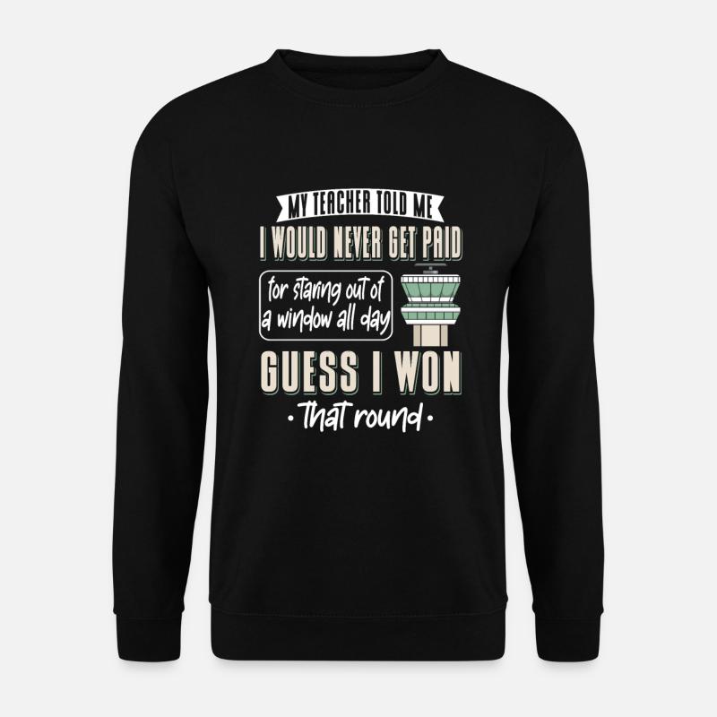 Air Traffic Controller - Unisex Pullover - Schwarz