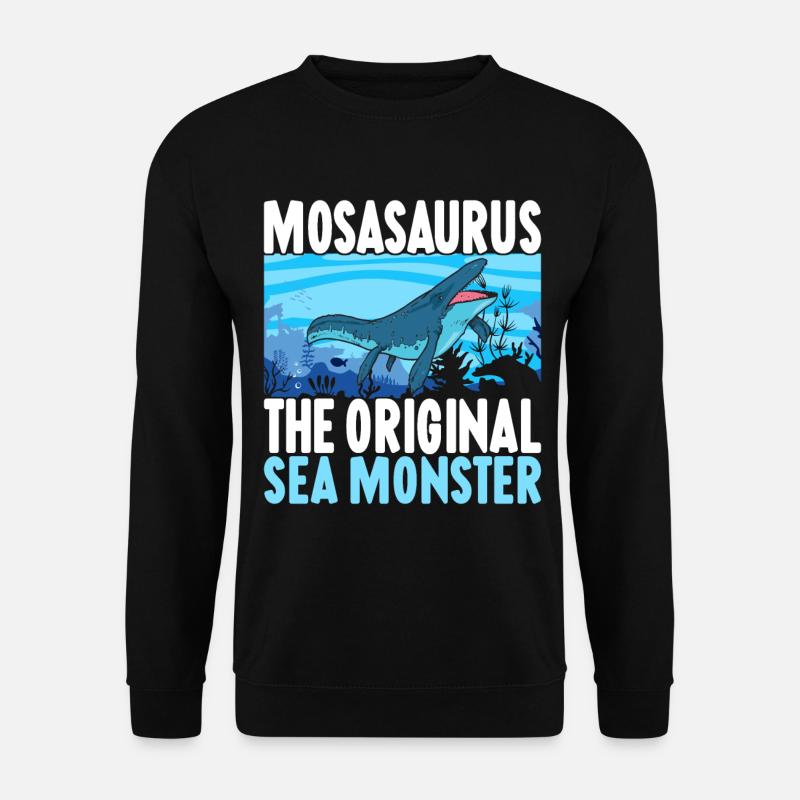 Mosasaurus Dinosaur - Unisex Sweatshirt - black