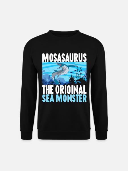 Mosasaurus Dinosaur - Unisex Sweatshirt - black