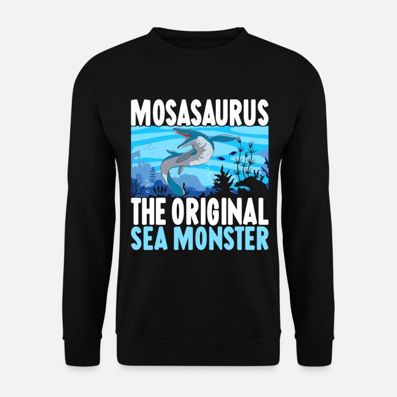Dinosaure mosasaure - Sweat-shirt Unisexe - noir