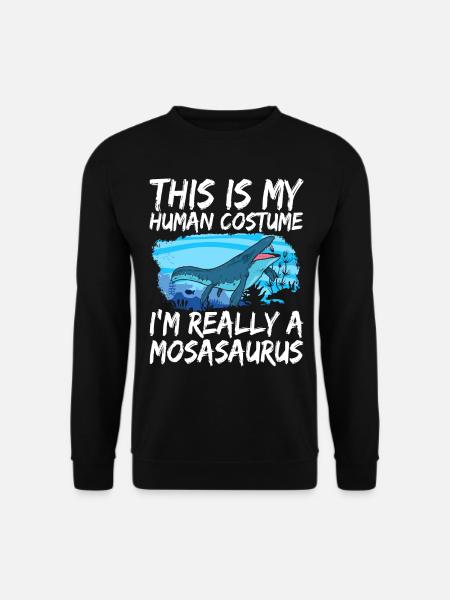 Mosasaurus Dinosaur - Unisex Sweatshirt - black