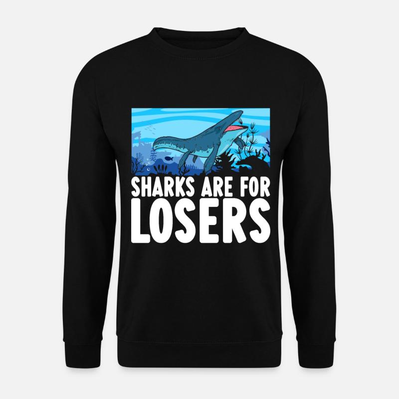 Mosasaurus Dinosaur - Unisex Sweatshirt - black