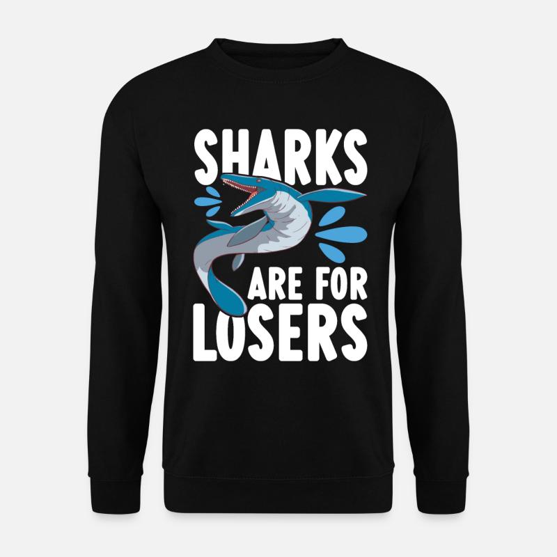 Mosasaurus Dinosaurier - Unisex Pullover - Schwarz