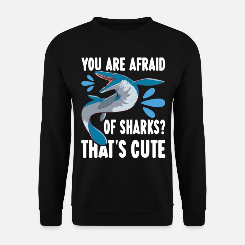 Dinosaure mosasaure - Sweat-shirt Unisexe - noir