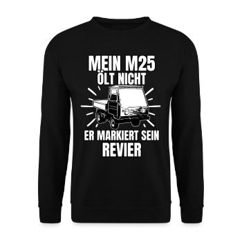 Multicar M25 Multicar Neu Multricar Lastkraftwagen - Unisex Pullover - Schwarz - Vorne - Alina (178cm) & Michal (187cm)