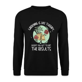 Jardinage Plantes Amoureux Jardin - Sweat-shirt Unisexe - noir - Devant - Alina (178cm) & Michal (187cm)