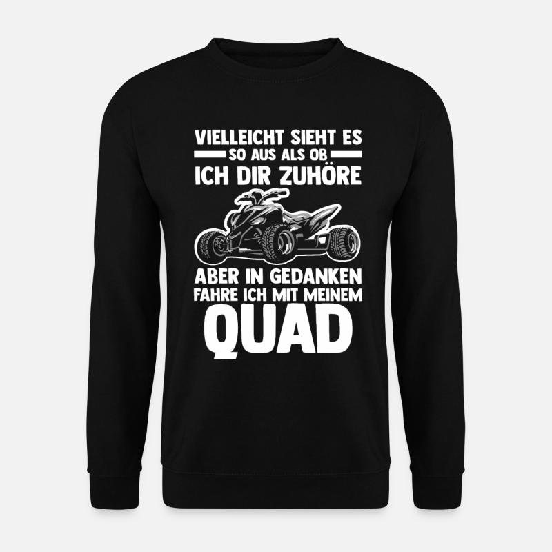 Motorrad Quad - Unisex Pullover - Schwarz